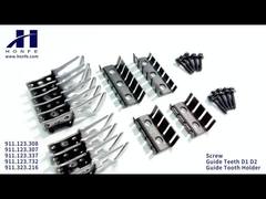 Tornillo de sujeción de guía de dientes 911.123.308 Piezas de telar de tejido Alta calidad