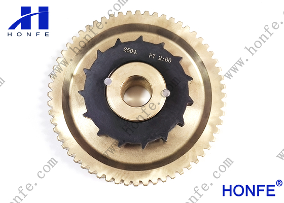 Nombre de la pieza: Volante globoidal 912510112 para piezas de telar de proyectiles Sulzer P7100 2:60