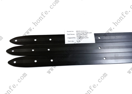 Parte de repuesto del telar Sulzer derecho-izquierda G6500 Cintas ancho=190-220 longitud=2763mm