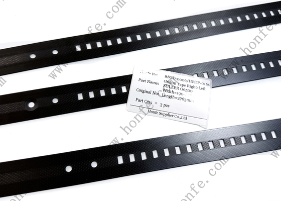 Parte de repuesto del telar Sulzer derecho-izquierda G6500 Cintas ancho=190-220 longitud=2763mm