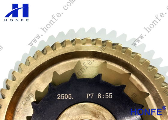 Tornillo sin fin globoidal 912.510.114 8:55 P7100 Piezas para telar de tejido de proyectiles Alta calidad